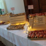 Buffet in Schloss Schieder zur Hochzeit